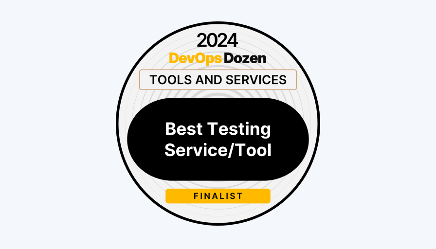 DevOps Dozen best testing service/tool 2024 Finalist