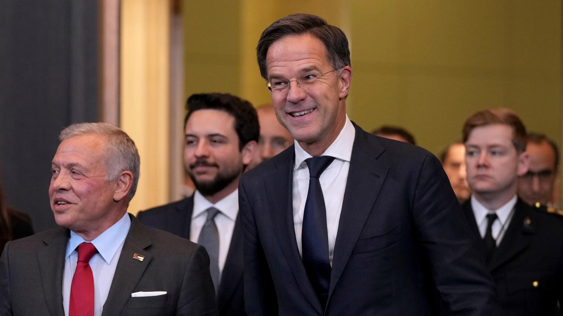 NATO-Generalsekretär Mark Rutte beim Treffen der NATO-Außenminister in Brüssel am 3. Dezember 2024.