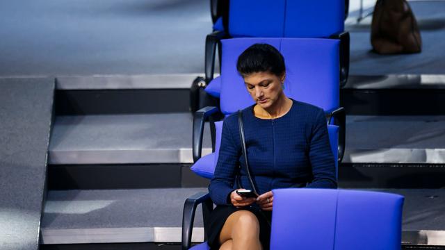 Sahra Wagenknecht im Deutschen Bundestag. Berlin, 18.10.2024.