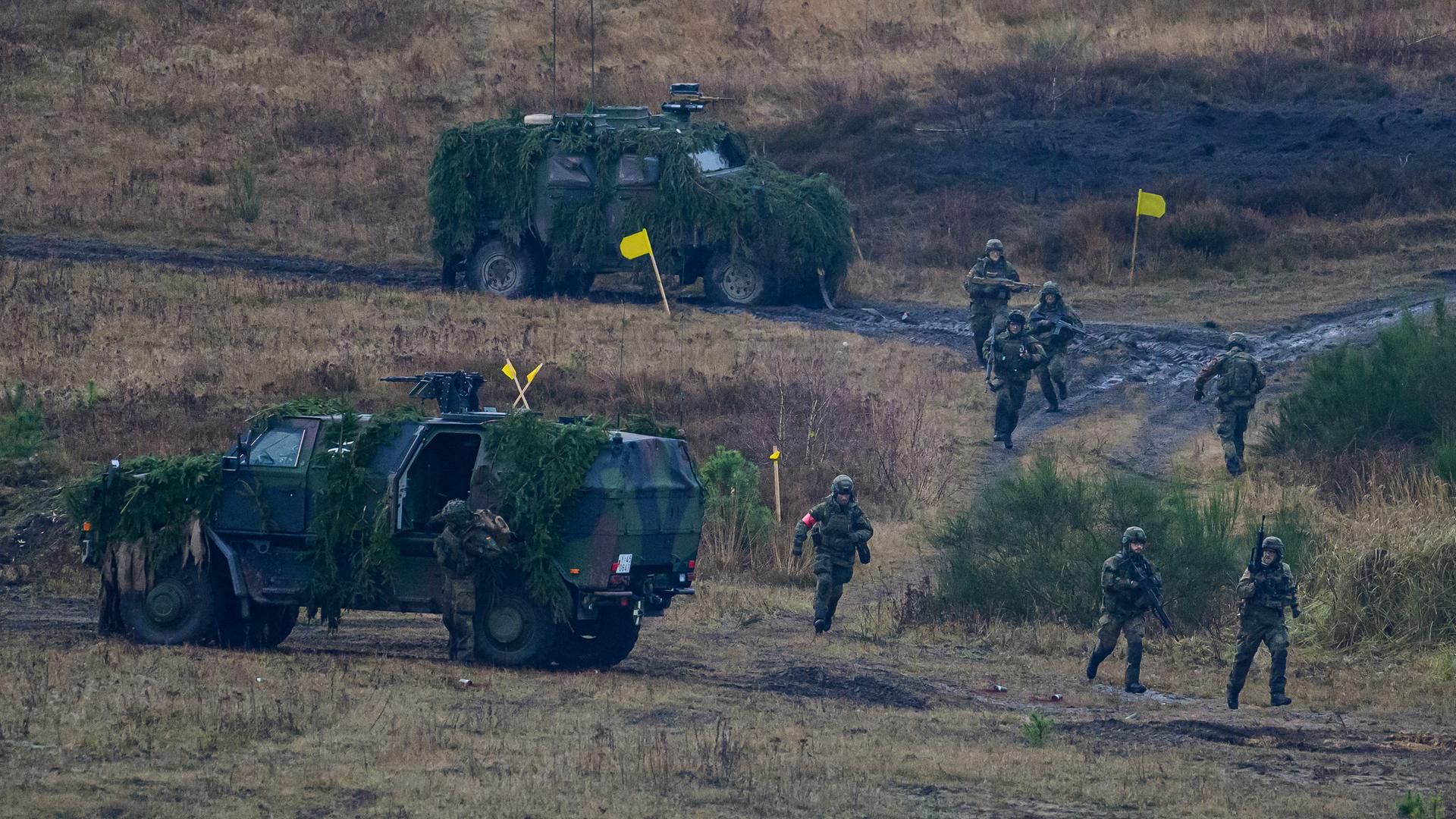 Europäische Soldaten nehmen an der Militärübung MILEX24 teil.