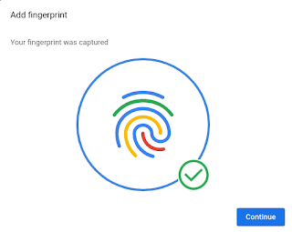 Add fingerprints using browser