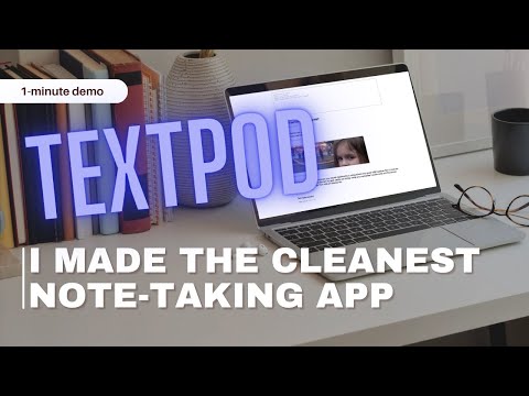 Textpod short demo video