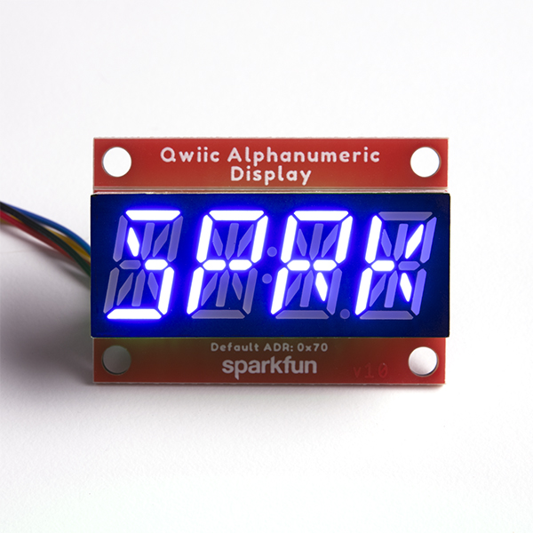 Qwiic Alphanumeric Display - Blue