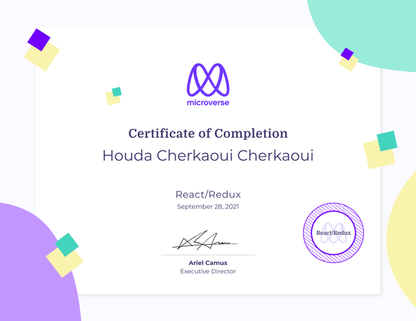 certificateReact