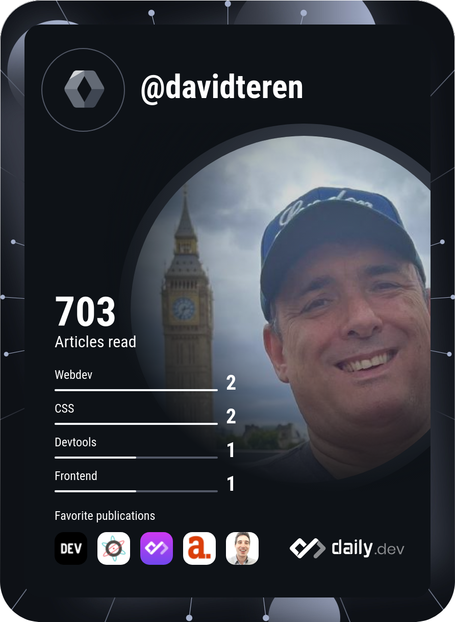 David Teren's Dev Card