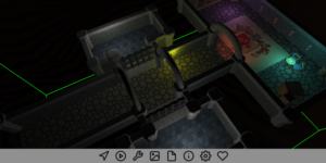 Castle Model Viewer Mobile - Dungeon in Examine Mode