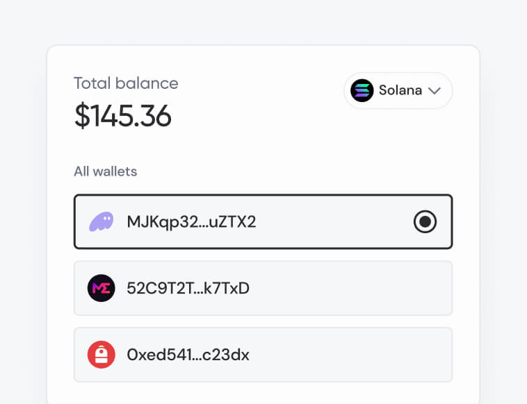 SVM - Multi-Wallet Handling & Merging