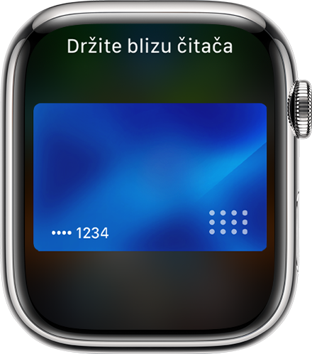 Apple Watch prikazuje izvršeno plaćanje putem servisa Apple Pay.