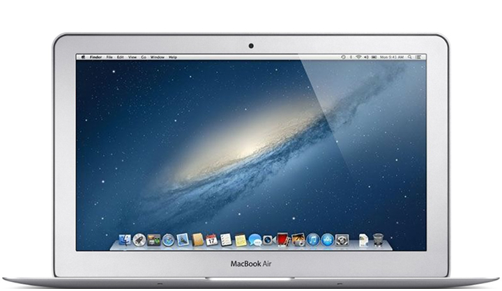 Front of MacBook Air (11-inch, Mid 2012).