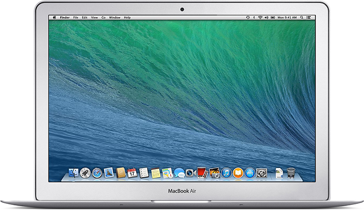 Front of MacBook Air (13-inch, Early 2014).