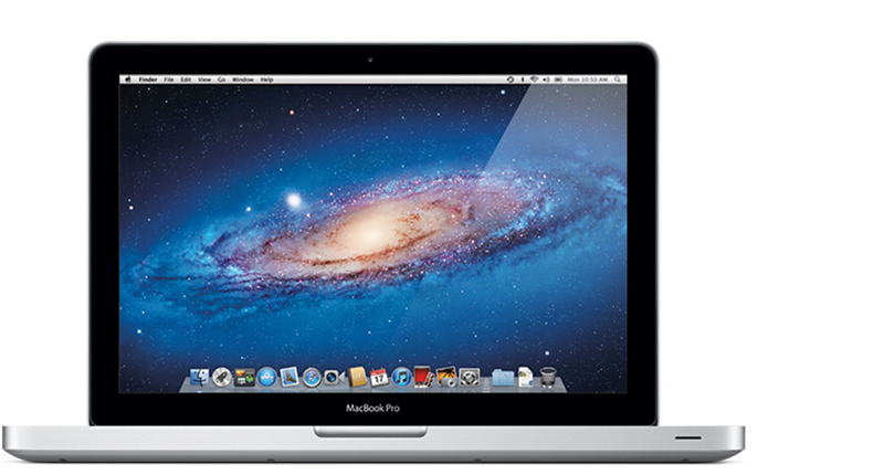 Front of MacBook Pro (13-inch, Mid 2012).