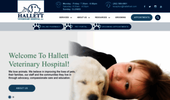 hallettvet.com