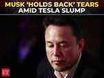 Image for Elon Musk almost in tears when asked about Tesla struggles