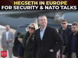 US Defence chief meets allies in Europe:Image