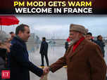 PM Modi arrives in France, gets warm welcome:Image