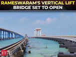 India's first vertical-lift bridge set for inauguration in Rameswaram:Image