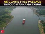 US claims free passage through Panama Canal; Authority denies:Image