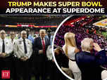 US President Trump attends Super Bowl LIX:Image