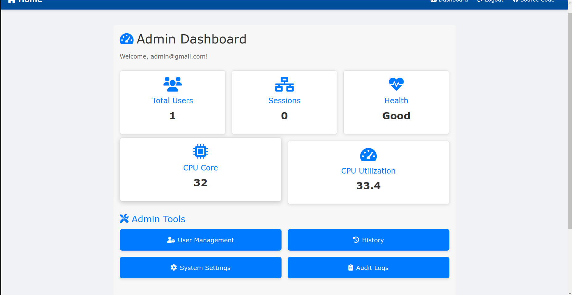 Admin Dashboard