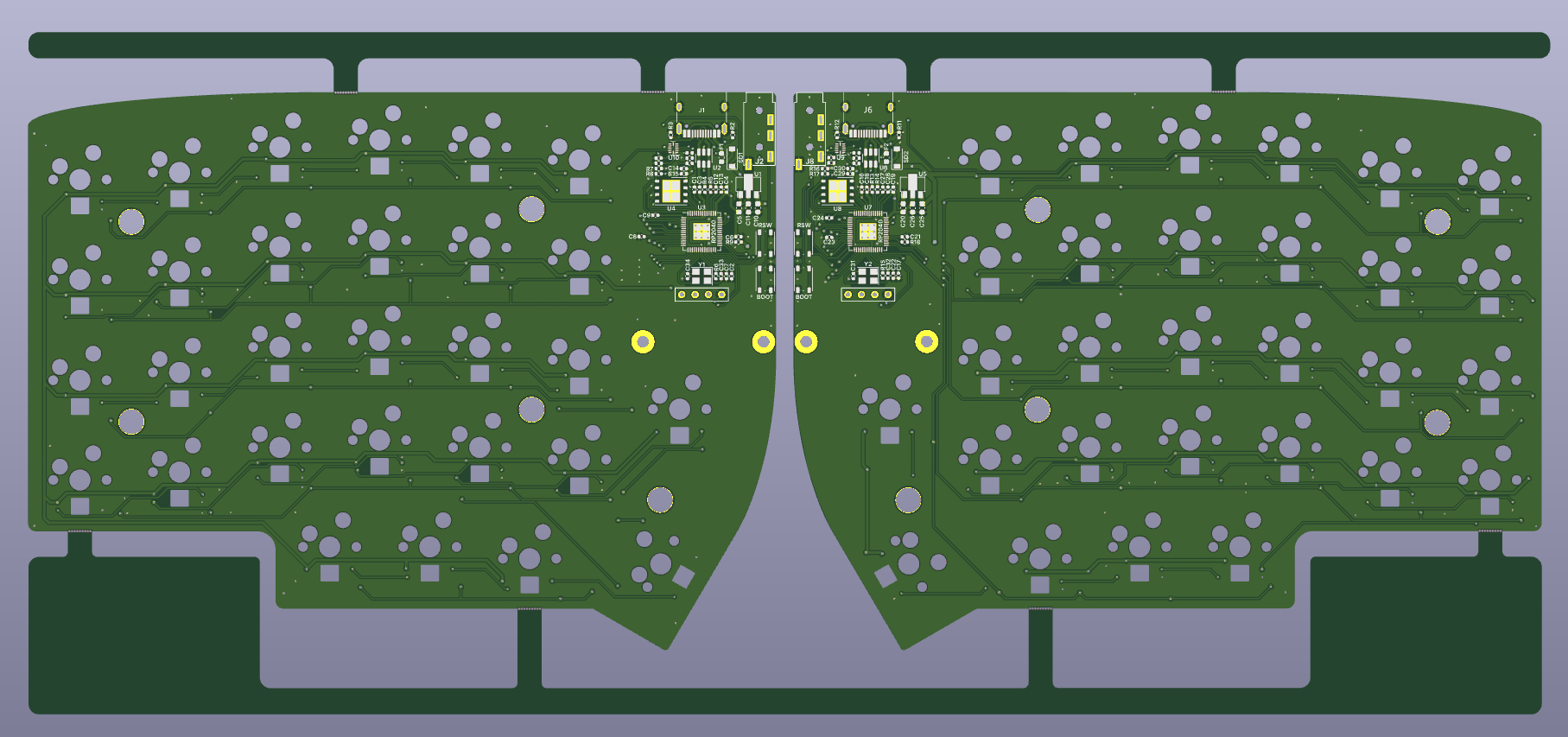 Lily58 Pro v2 PCB