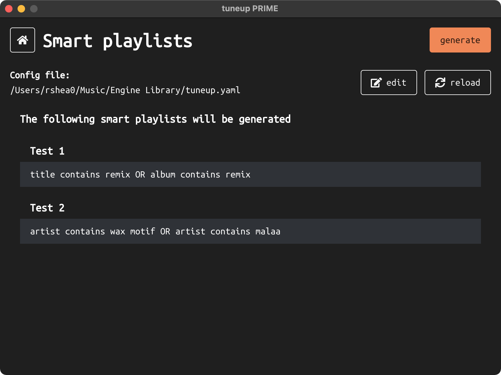 Smart Playlists