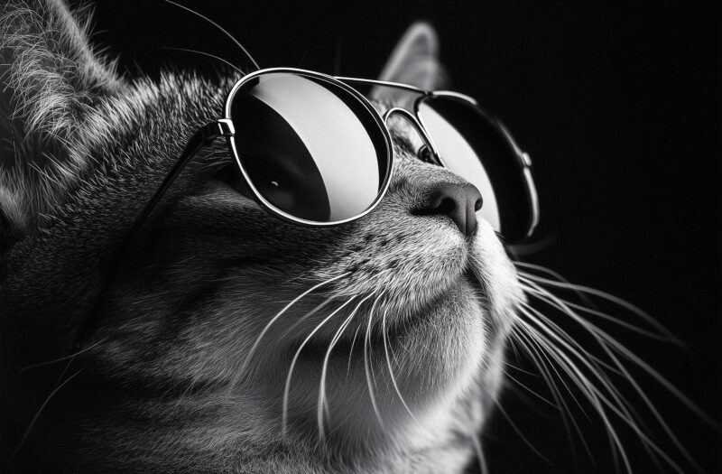 View Cool Cat Free Stock Image