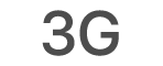 3Gのステータスアイコン。