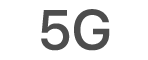 5Gのステータスアイコン。