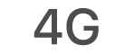 4Gのステータスアイコン。