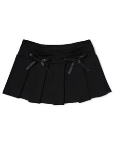 You'll be sitting pretty when you put on this Black Bow Mini Skirt! This stylish short skirt features bow designs and is the perfet way to show off your legs. Pair this mini skirt with your favorite top or wear it in the bedroom to look super sexy! Exclusively at Spencer's Material: Polyester, spandex Care: Machine wash Imported Arrives in discreet packaging Mini Short Skirts, Black Party Skirt, Plain Black Mini Skirt, Cute Black Mini Skirt, Black Skirts Short, Super Mini Skirt, Nini Skirt, Black Goth Skirt, Super Short Skirt