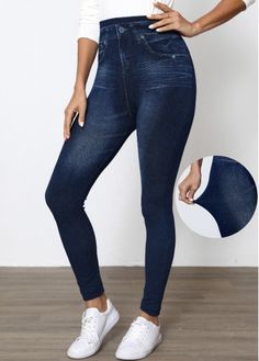 Color:Denim Blue;Size:S;Size:M;Size:L;Size:XL;Size:2XL;Size:3XL;Package Contents:1 X Leggings; Elegant Dresses Plus Size, Womens Sportswear, Elastic Waist Leggings, Keds Style, Swimwear Suits, Leggings Activewear, Ankle Length Leggings, Cozy Tops, Athletic Sports