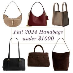 Fall handbags under $1000 on the blog. Click through to read about the hottest handbag for fall under $1000 #handbags #bagsunder1000 #handbagsunder1000 #fallhanbags #fallbags #suedehandbags #itbags #fallstyle #falltrends #affordablestyle #streetstyle #luxury Hot Handbags, Investment Bags, Fall Bags, Fall Handbags, Suede Tote, Suede Handbags, Oversized Bag