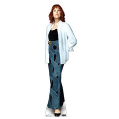 This is a cardboard cutout of Delia Deetz from the new movie Beetlejuice 2. Easy to set up, it features a single-sided, high-quality print on cardboard with an easel on the back so that it can stand on its own. Cardboard stand-ups make great decor for parties, photo ops, and events. Order yours today! Advanced Graphics | Advanced Graphics Delia Deetz (Beetlejuice Movie 2024) | 5' 7" H X 1' 7" W X 3 / 25" D | Wayfair Delia Deetz Costume, Delia Deetz, Cardboard Stand, Beetlejuice 2, Movie 2024, Beetlejuice Movie, One Way Ticket, Life Size Cutouts, Cardboard Cutout