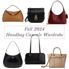 Fall handbag capsule 2024 on the blog. Click through to read about my fall handbag capsule wardrobe for fall 2024 #handbags #itbags #handbagcapsule #capsulewardrobe #fallcapsule #fallhandbagcapsule #fallcapsulewardrobe #handbagcapsulewardrobe #hobohandbags #totes #hobobags #streetstyle #luxury #shoulderbags #satchels Handbag Capsule, Capsule Handbag Collection, Fall Bag With Gold-tone Hardware For Errands, Versatile Bags With Gold-tone Hardware For Fall, Fall Satchel Bag With Gold-tone Hardware, Fall Shoulder Bag With Gold-tone Hardware Tote