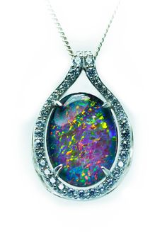 Thank you for visiting our online shop, here we make and handcraft our opal jewelleries   About this opal:  *This is a genuine Australian triplet opal jewelry piece, its stone raw materials sourced from Lightning Ridge or Coober Pedy, our famous opal mining towns.  *It is a beautiful opal jewelry piece with multi colour reflection, especially under the sun light. Opals are all about color.  Genuine opal shows different color patterns under various light conditions. Color pattern also changes whe Opal Necklace Pendant, Opal Jewelry Necklace, Silver Display, Australian Opal Jewelry, Jewelry Vendor, Womens Silver Jewelry, Fire Opal Necklace, Opal Pendant Necklace, Coober Pedy