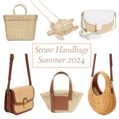 Straw handbags summer 2024 on the blog. Click through to read about straw handbags, natural fiber handbags and canvas handbags for the summer 2024 season. #handbags #itbags #strawhandbags #summer #summerhandbags #handbagtrends #naturalhandbags #canvashandbags #totes #turtles #clutches #shoulderbags #basketbags #streetstyle #luxury Straw Handbags Summer, Natural Handbags, Color Trends Fashion, Straw Handbags, Small Tote Bag