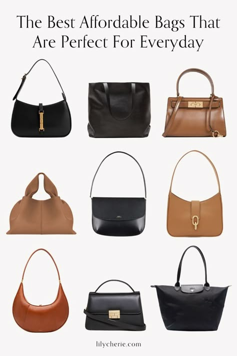 Classy Purses, Everyday Handbag, Luxury Bags Collection, Everyday Purse, Handbag Essentials, Minimalist Bag, Best Purses, Stylish Purse, Stylish Handbags