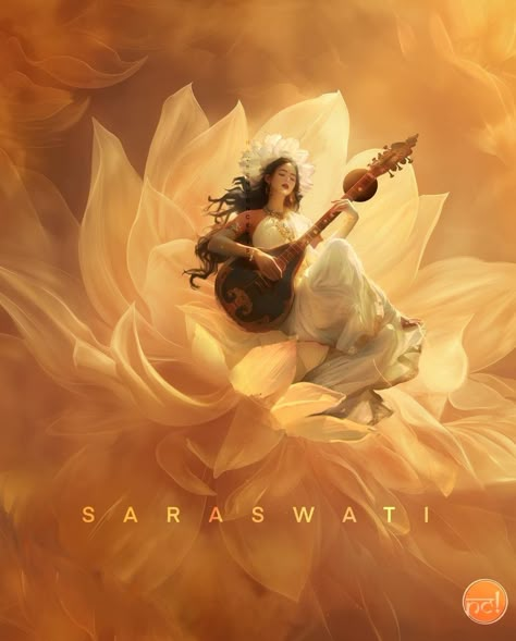 Hindu Goddess Lakshmi, Goddess Lakshmi Aesthetic, Aesthetic Saraswati Goddess, Shiva Purana Quotes, Saraswati Goddess Aesthetic, Kaali Maa Aesthetic, Hindu Religion Aesthetic, Hindu Mythology Wallpapers, Hindu God Artwork