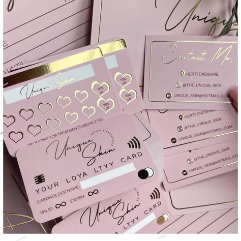 Nail Salon Cards Business, Lash Display Ideas, Card Nails Design, Nail Tech Business Cards Ideas, Nail Logo Ideas, Eyelash Business Cards, Lash Business Logo, Loyalty Cards Ideas, Lash Business Cards