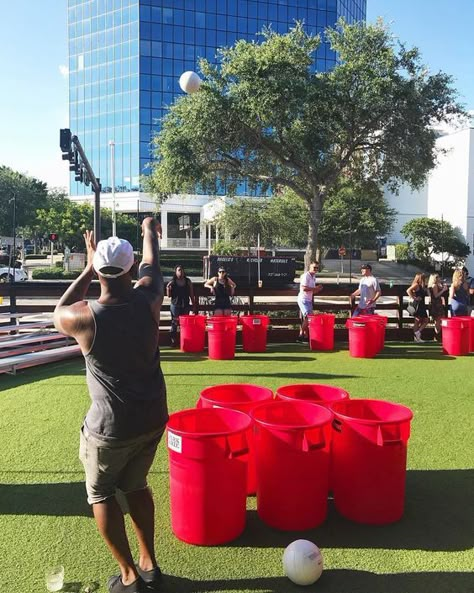 Giant Beer Pong, Unique Event Ideas, Adult Playground, Event Games, Park Games, Rehearsal Dinner Ideas, Event Activities, Travel Things, Yard Games