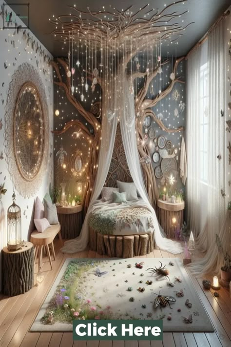 Top 26 Fairy Bedroom Ideas Fairytale Room Aesthetic, Fairy Bedroom Ideas For Adults, Fairy Bedroom Ideas For Kids, Girls Fairy Bedroom, Swiftie Bedroom, Forest Bedroom Ideas, Fairy Garden Bedroom, Fairy Bedroom Ideas, Enchanted Bedroom Ideas