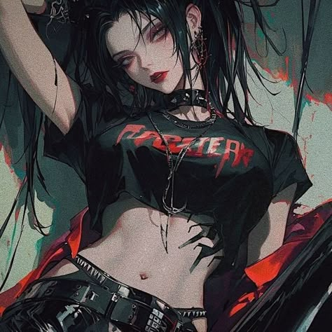 Punk Vampire, Grunge Baddie, Vampire Masquerade, Anime Goth, Hot Vampires, Arte Punk, Dark Grunge, Goth Art, Gothic Anime