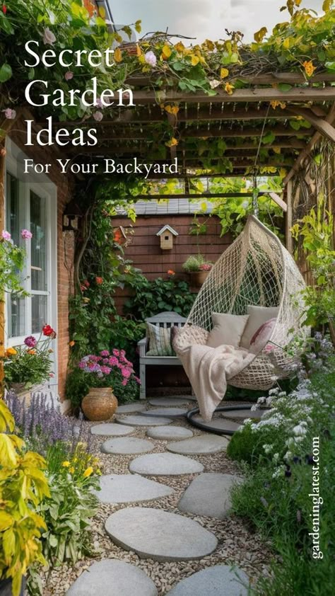 Build a private sanctuary in your backyard with our secret garden ideas! Achieve a tranquil escape by incorporating lush plants, winding paths, and hidden nooks. Our guide offers creative solutions to design a garden that feels secluded and serene. Imagine relaxing in your own secret hideaway, surrounded by nature. Ready to start your project? Click now to discover how to create a beautiful and peaceful secret garden in your backyard! Garden Hideaway Ideas, Rustic Cottage Garden, Secret Garden Design, Garden Hideaway, Secret Garden Ideas, Design A Garden, Secret Hideaway, Under Deck, Lush Plants