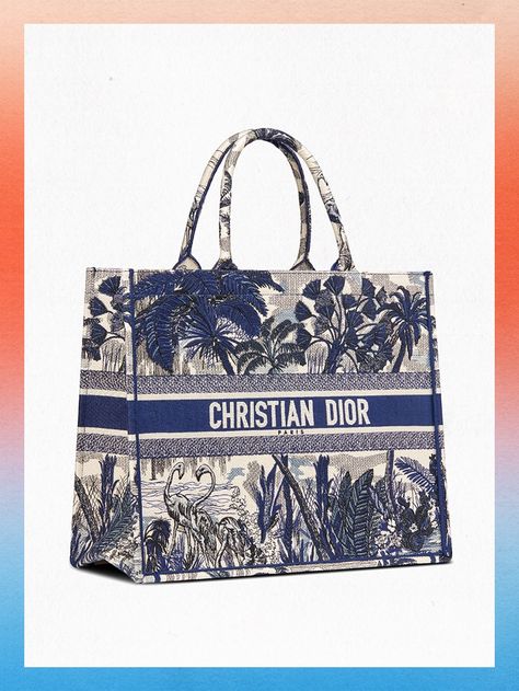 We Got a Sneak Peek at the Buzziest Online Designer Sample Sale Christian Dior Tote Bag, Christian Dior Tote, Dior Tote Bag, Christian Dior Logo, Dior Aesthetic, Dior Book, Christian Dior Paris, Baby Dior, Blue Toile