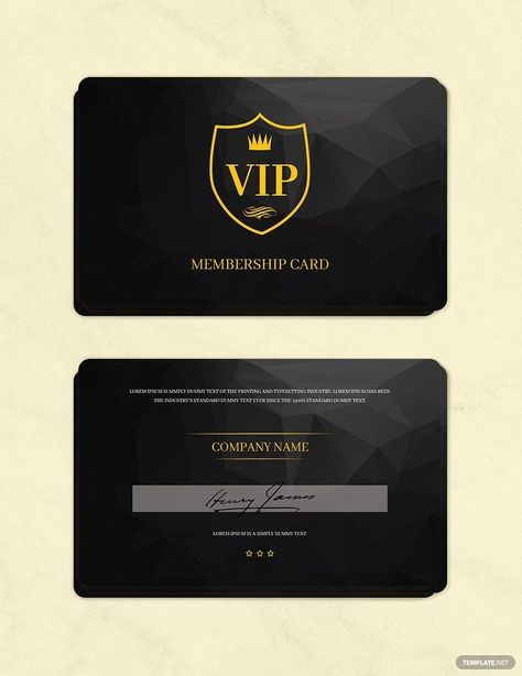 Membership Card Template, Vip Card Design, Gym Membership Card, Loyalty Card Template, Member Card, Vip Card, Id Card Template, Microsoft Publisher, Free Business Cards