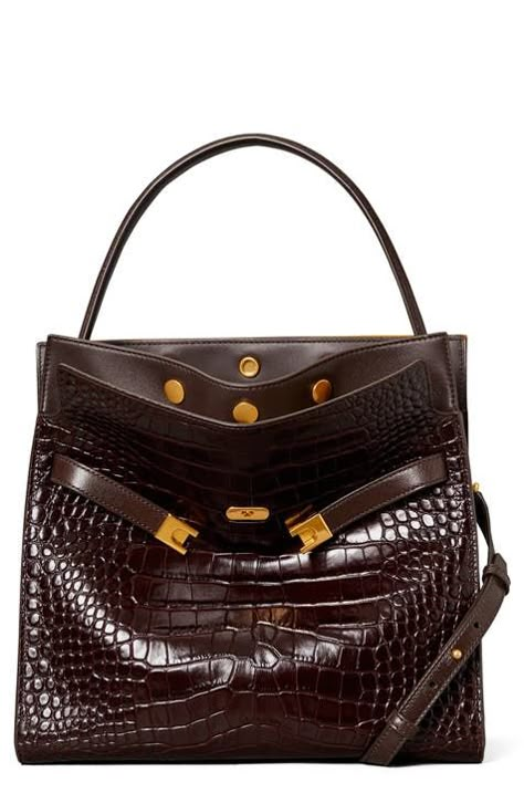 Tory Burch Lee Radziwill Bag, Lee Radziwill Bag, Radziwill Bag, Wardrobe Shopping List, Spring Handbags, Purse Trends, Lee Radziwill, Brown Rooms, Big Handbags