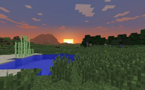 Minecraft Wallpaper - Sunset - Minecraft Blog Nostalgia Aesthetic Wallpaper, Minecraft Backgrounds, Minecraft Background, Minecraft Website, Minecraft Aesthetics, Minecraft Nostalgia, Nostalgia Wallpaper, Old Minecraft, Video Game Backgrounds