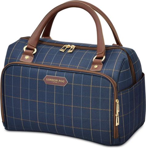 London Fog Brentwood 17" Cabin Bag, Created for Macy's #ad #bags Airline Seats, Cabin Bag, Study Stationery, Windowpane Plaid, London Fog, Carry On Luggage, Chic Handbags, Shopping Bags, Hand Bags