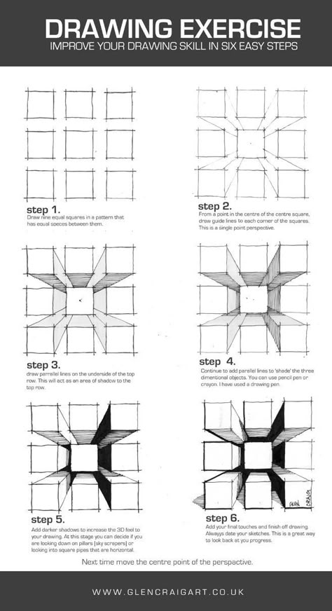 Perspective Drawing Architecture, Perspective Drawing Lessons, Art Basics, Architecture Design Sketch, Art Worksheets, Point Perspective, Perspective Art, Drawing Exercises, Architecture Drawing Art