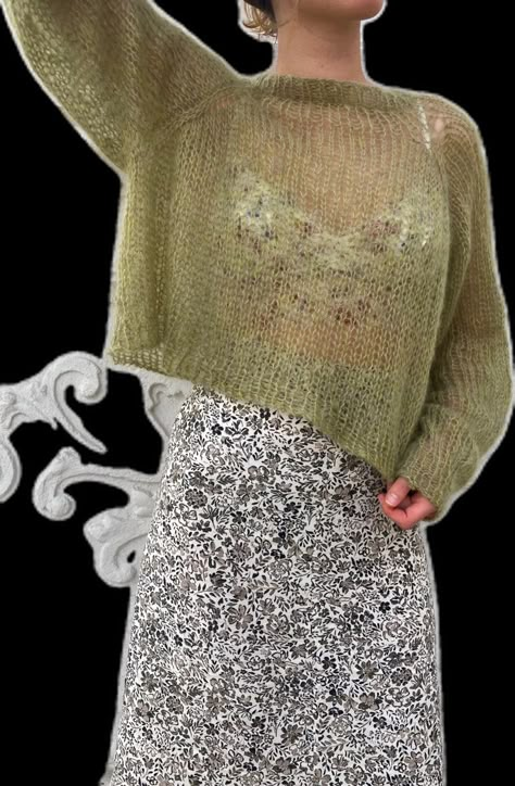 Loose Knit Sweater Pattern, Mohair Sweater Pattern, Light Knit Sweater, Mohair Knit, Spring Knits, Loose Knit Sweaters, Light Knit, Spring Sweater, Mohair Sweater